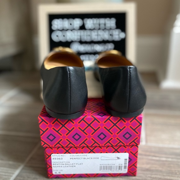 Tory Burch Benton Ballet Flat Nappa Leather - Picture 4 of 12